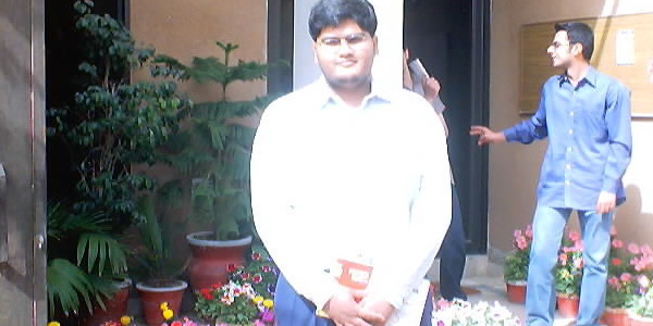 Students infront of CAT information office